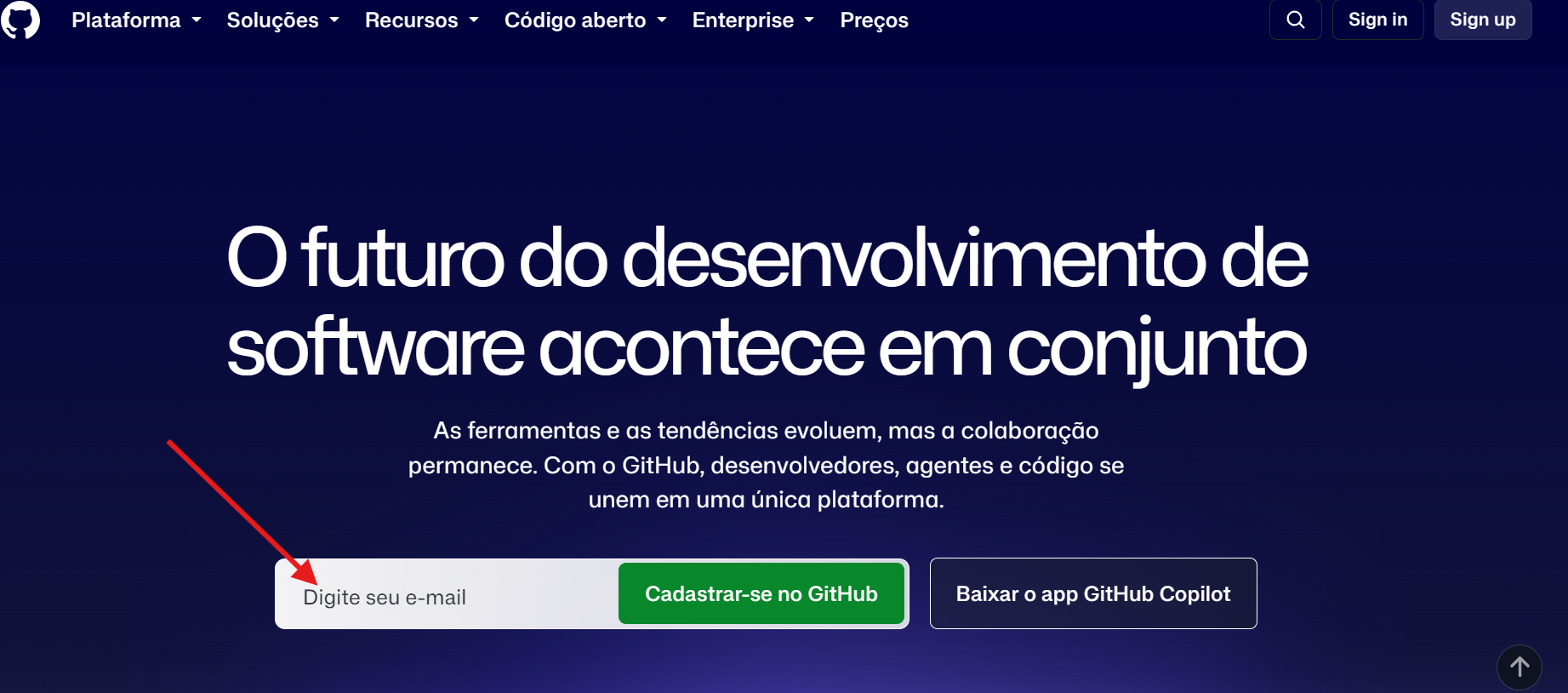 Acesse o GitHub
